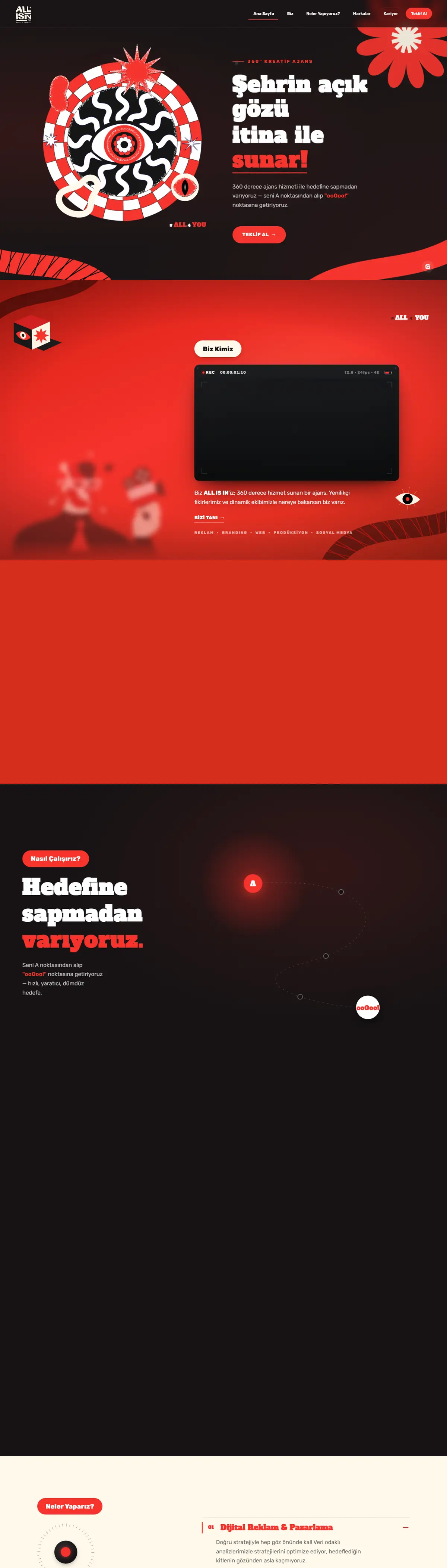 AllisinCreative — site screenshot