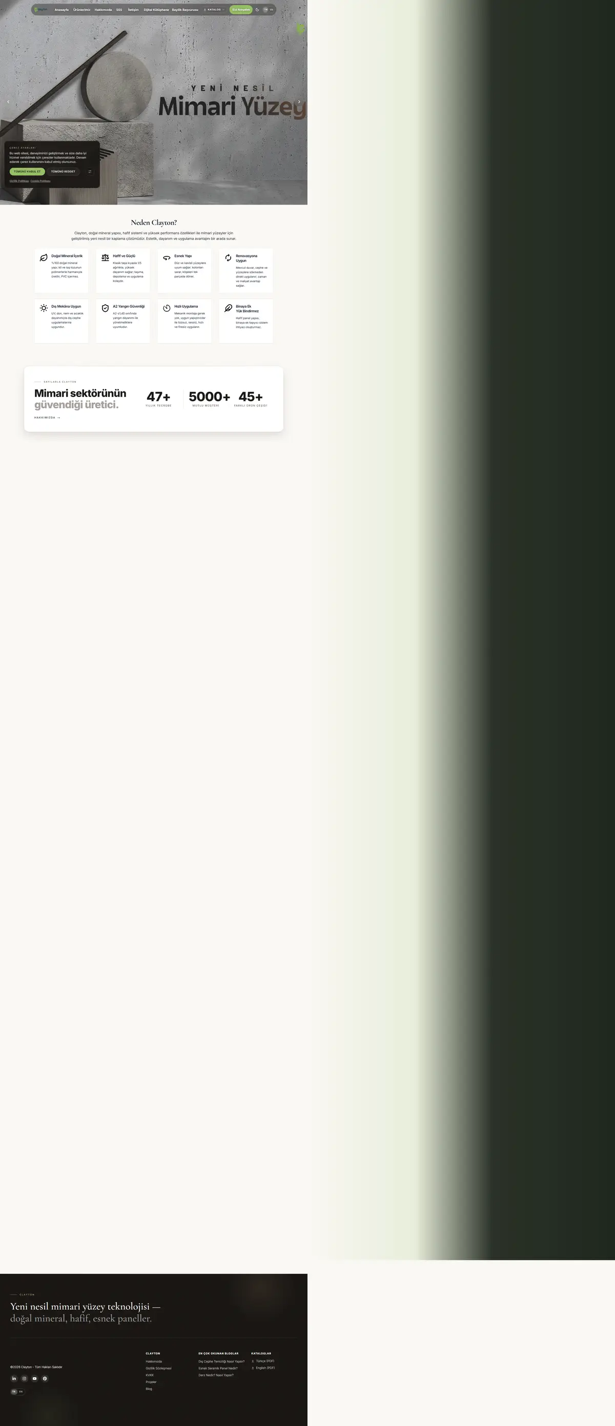 Clayton — site screenshot