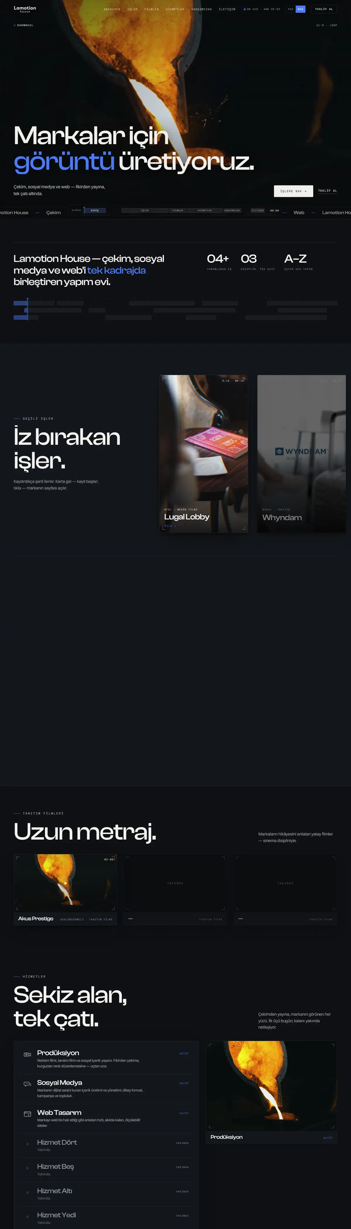LaMotionHouse — site screenshot